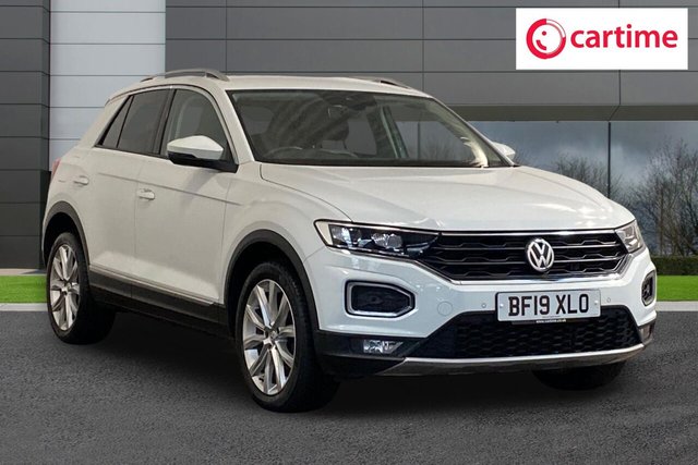 View our Volkswagen T-Roc 1.5 TSI GPF EVO SEL SUV 5dr Petrol Manual Euro 6 (s/s) (150 ps) Front / Rear Parking Sensors, Car-Net App Connect, Gem Cloth Sport Pack, 18In Alloys, Electrically Foldable Door Mirrors
