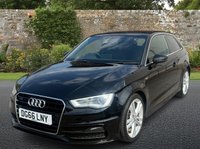 USED 2016 66 AUDI A3 2.0 TDI S line Hatchback 3dr Diesel Manual Euro 6 (s/s) (Nav) (184 ps) 