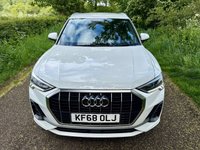 USED 2019 68 AUDI Q3 1.5 TFSI CoD 35 S line SUV 5dr Petrol Manual Euro 6 (s/s) (150 ps) + SERVICE HISTORY + 17" ALLOY WHEELS + SIX (6) SPEED MANUAL GEARBOX + DAYTIME RUNNING LIGHTS + SATELLITE NAVIGATION + 1/2 LEATHER SEATS + AUTO HEADLIGHTS + REAR PARKING SENSORS + DUAL CLIMATE CONTROL + CRUISE CONTROL + BLUETOOTH / TELEPHONE PREPARATION + RADIO / USB / DAB / MP3 PLAYER + MUCH MUCH MORE...