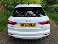 USED 2019 68 AUDI Q3 1.5 TFSI CoD 35 S line SUV 5dr Petrol Manual Euro 6 (s/s) (150 ps) + SERVICE HISTORY + 17" ALLOY WHEELS + SIX (6) SPEED MANUAL GEARBOX + DAYTIME RUNNING LIGHTS + SATELLITE NAVIGATION + 1/2 LEATHER SEATS + AUTO HEADLIGHTS + REAR PARKING SENSORS + DUAL CLIMATE CONTROL + CRUISE CONTROL + BLUETOOTH / TELEPHONE PREPARATION + RADIO / USB / DAB / MP3 PLAYER + MUCH MUCH MORE...