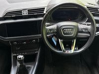 USED 2019 68 AUDI Q3 1.5 TFSI CoD 35 S line SUV 5dr Petrol Manual Euro 6 (s/s) (150 ps) + SERVICE HISTORY + 17" ALLOY WHEELS + SIX (6) SPEED MANUAL GEARBOX + DAYTIME RUNNING LIGHTS + SATELLITE NAVIGATION + 1/2 LEATHER SEATS + AUTO HEADLIGHTS + REAR PARKING SENSORS + DUAL CLIMATE CONTROL + CRUISE CONTROL + BLUETOOTH / TELEPHONE PREPARATION + RADIO / USB / DAB / MP3 PLAYER + MUCH MUCH MORE...