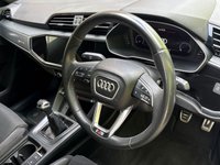 USED 2019 68 AUDI Q3 1.5 TFSI CoD 35 S line SUV 5dr Petrol Manual Euro 6 (s/s) (150 ps) + SERVICE HISTORY + 17" ALLOY WHEELS + SIX (6) SPEED MANUAL GEARBOX + DAYTIME RUNNING LIGHTS + SATELLITE NAVIGATION + 1/2 LEATHER SEATS + AUTO HEADLIGHTS + REAR PARKING SENSORS + DUAL CLIMATE CONTROL + CRUISE CONTROL + BLUETOOTH / TELEPHONE PREPARATION + RADIO / USB / DAB / MP3 PLAYER + MUCH MUCH MORE...