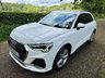 USED 2019 68 AUDI Q3 1.5 TFSI CoD 35 S line SUV 5dr Petrol Manual Euro 6 (s/s) (150 ps) + SERVICE HISTORY + 17" ALLOY WHEELS + SIX (6) SPEED MANUAL GEARBOX + DAYTIME RUNNING LIGHTS + SATELLITE NAVIGATION + 1/2 LEATHER SEATS + AUTO HEADLIGHTS + REAR PARKING SENSORS + DUAL CLIMATE CONTROL + CRUISE CONTROL + BLUETOOTH / TELEPHONE PREPARATION + RADIO / USB / DAB / MP3 PLAYER + MUCH MUCH MORE...