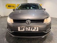 USED 2017 67 VOLKSWAGEN POLO 1.2 TSI Match Edition Hatchback 5dr Petrol Manual Euro 6 (s/s) (90 ps) 6 SERVICES-APPLE CAR PLAY-DAB-A/C-ALLOYS-FRONT+REAR SENSORS-ALARM