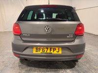 USED 2017 67 VOLKSWAGEN POLO 1.2 TSI Match Edition Hatchback 5dr Petrol Manual Euro 6 (s/s) (90 ps) 6 SERVICES-APPLE CAR PLAY-DAB-A/C-ALLOYS-FRONT+REAR SENSORS-ALARM