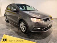 USED 2017 67 VOLKSWAGEN POLO 1.2 TSI Match Edition Hatchback 5dr Petrol Manual Euro 6 (s/s) (90 ps) 6 SERVICES-APPLE CAR PLAY-DAB-A/C-ALLOYS-FRONT+REAR SENSORS-ALARM