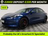 USED 2023 73 TESLA Model 3 Long Range Saloon 4dr Electric Auto RWD (282 ps) Ryzen | Jupiter Red Brakes 94.8%
