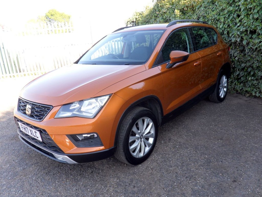 USED 2017 17 SEAT ATECA 1.0 TSI Ecomotive SE SUV 5dr Petrol Manual Euro 6 (s/s) (115 ps) Apple Car Play - Android Auto