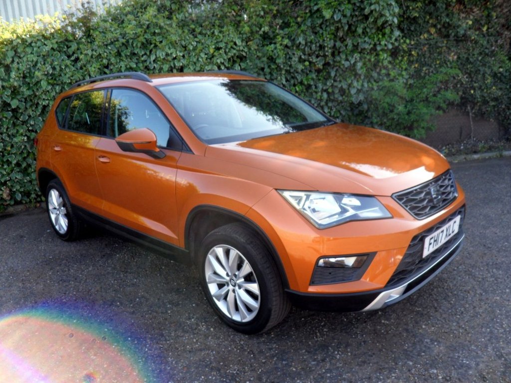 USED 2017 17 SEAT ATECA 1.0 TSI Ecomotive SE SUV 5dr Petrol Manual Euro 6 (s/s) (115 ps) Apple Car Play - Android Auto
