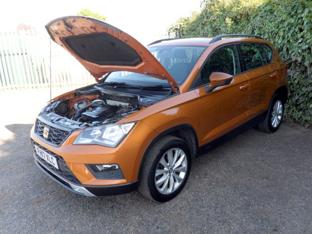USED 2017 17 SEAT ATECA 1.0 TSI Ecomotive SE SUV 5dr Petrol Manual Euro 6 (s/s) (115 ps) Apple Car Play - Android Auto