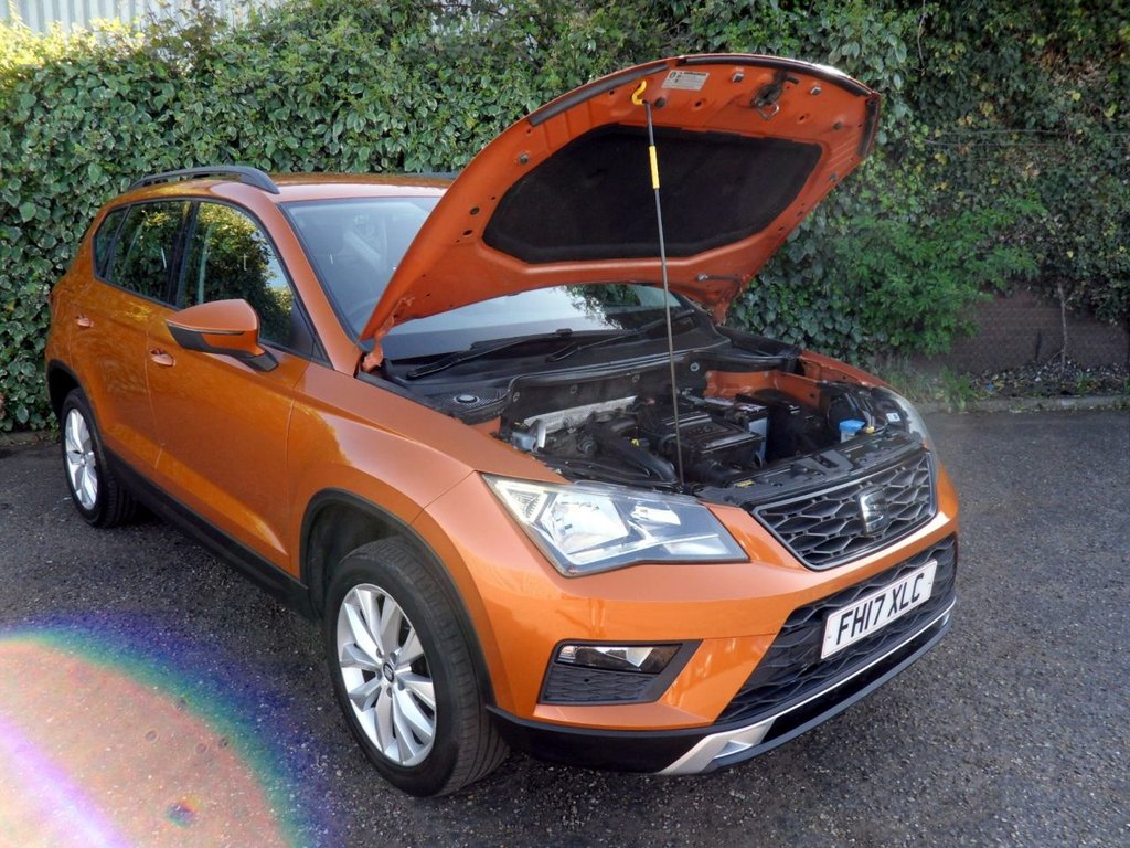 USED 2017 17 SEAT ATECA 1.0 TSI Ecomotive SE SUV 5dr Petrol Manual Euro 6 (s/s) (115 ps) Apple Car Play - Android Auto