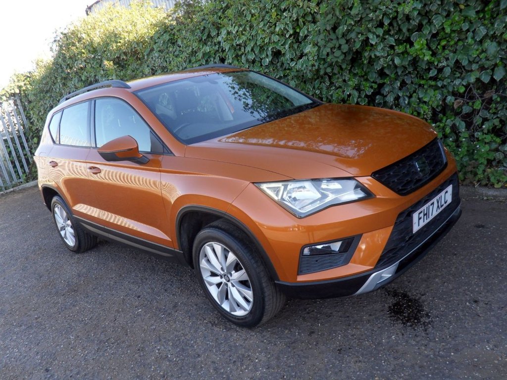 USED 2017 17 SEAT ATECA 1.0 TSI Ecomotive SE SUV 5dr Petrol Manual Euro 6 (s/s) (115 ps) Apple Car Play - Android Auto