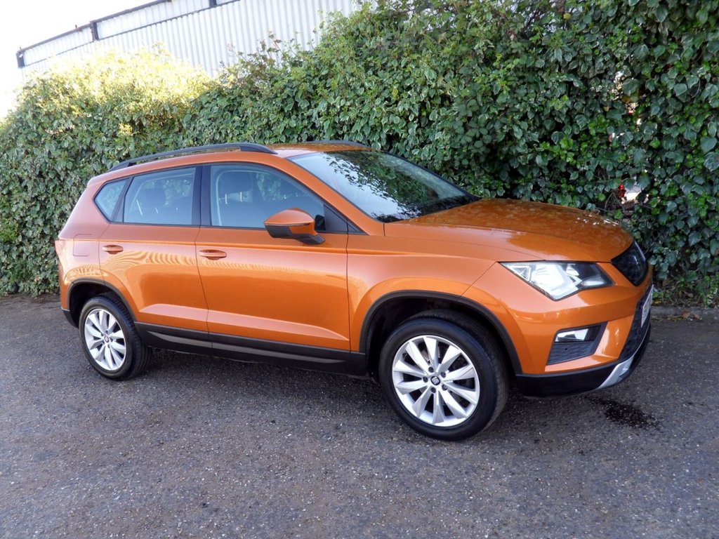 USED 2017 17 SEAT ATECA 1.0 TSI Ecomotive SE SUV 5dr Petrol Manual Euro 6 (s/s) (115 ps) Apple Car Play - Android Auto