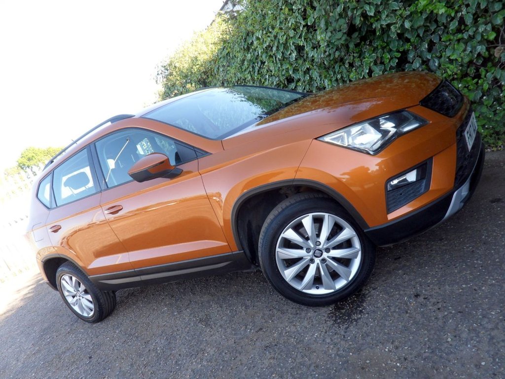 USED 2017 17 SEAT ATECA 1.0 TSI Ecomotive SE SUV 5dr Petrol Manual Euro 6 (s/s) (115 ps) Apple Car Play - Android Auto