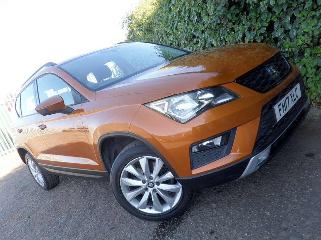 USED 2017 17 SEAT ATECA 1.0 TSI Ecomotive SE SUV 5dr Petrol Manual Euro 6 (s/s) (115 ps) Apple Car Play - Android Auto