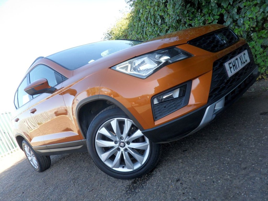USED 2017 17 SEAT ATECA 1.0 TSI Ecomotive SE SUV 5dr Petrol Manual Euro 6 (s/s) (115 ps) Apple Car Play - Android Auto