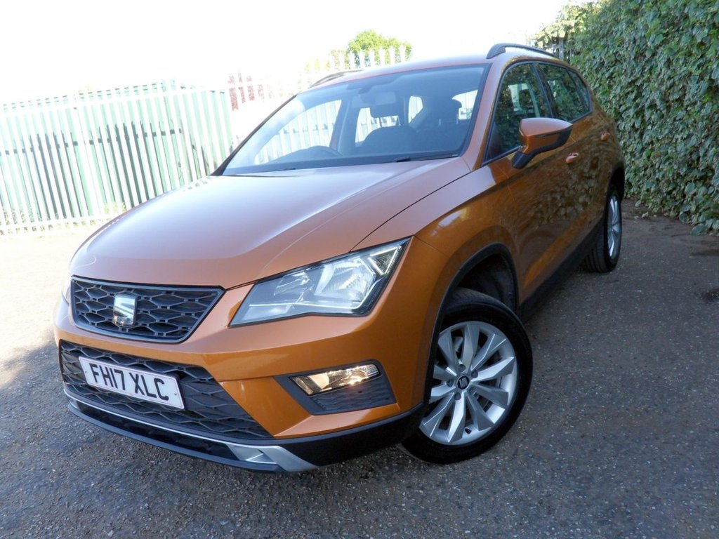 USED 2017 17 SEAT ATECA 1.0 TSI Ecomotive SE SUV 5dr Petrol Manual Euro 6 (s/s) (115 ps) Apple Car Play - Android Auto