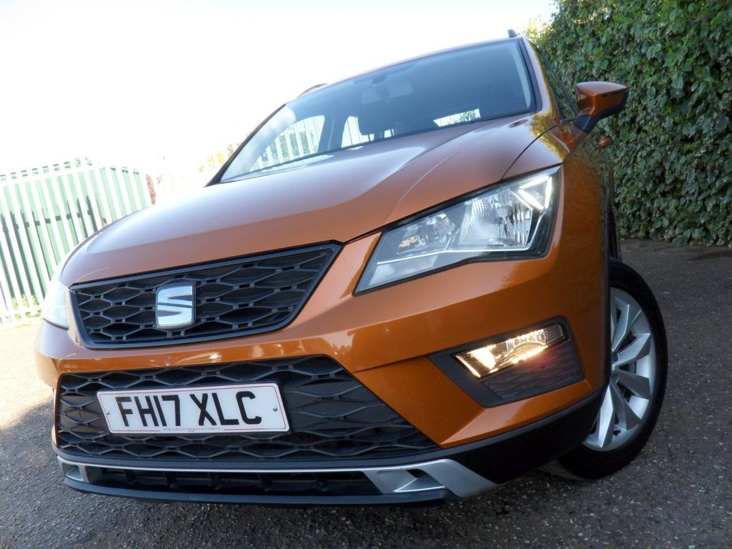 USED 2017 17 SEAT ATECA 1.0 TSI Ecomotive SE SUV 5dr Petrol Manual Euro 6 (s/s) (115 ps) Apple Car Play - Android Auto