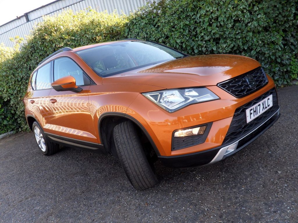 USED 2017 17 SEAT ATECA 1.0 TSI Ecomotive SE SUV 5dr Petrol Manual Euro 6 (s/s) (115 ps) Apple Car Play - Android Auto