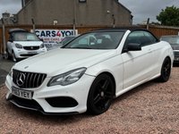 USED 2014 63 MERCEDES-BENZ E-CLASS 2.1 E220 CDI AMG Sport Cabriolet 2dr Diesel G-Tronic+ Euro 5 (s/s) (170 ps) 