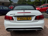 USED 2014 63 MERCEDES-BENZ E-CLASS 2.1 E220 CDI AMG Sport Cabriolet 2dr Diesel G-Tronic+ Euro 5 (s/s) (170 ps) 