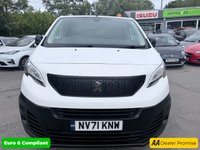 USED 2022 71 PEUGEOT EXPERT 1.5 BlueHDi 1000 Pro Premium MWB Van in white, 42,000 miles, 6-speed, Air Con, Bluetooth, DAB. ULEZ Euro 6. Final price +VAT @20%! This 2022 Peugeot Expert is a standout choice, boasting an incredibly low mileage of just 42,000 miles for its age and having been owned by only two person.  This vehicle has a full service history at 10K, 17K, 35K, and 42K ( Completed by Approved Cars ) As a 1.5 BlueHDi 1000 Professional Premium Standard Panel Van MWB Euro 6, this vehicle offers a robust 1.5 litre diesel engine, ensuring reliable performance.  Its Professional Premium trim level signifies a well equipped van, designed for pract