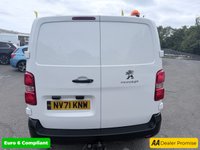 USED 2022 71 PEUGEOT EXPERT 1.5 BlueHDi 1000 Pro Premium MWB Van in white, 42,000 miles, 6-speed, Air Con, Bluetooth, DAB. ULEZ Euro 6. Final price +VAT @20%! This 2022 Peugeot Expert is a standout choice, boasting an incredibly low mileage of just 42,000 miles for its age and having been owned by only two person.  This vehicle has a full service history at 10K, 17K, 35K, and 42K ( Completed by Approved Cars ) As a 1.5 BlueHDi 1000 Professional Premium Standard Panel Van MWB Euro 6, this vehicle offers a robust 1.5 litre diesel engine, ensuring reliable performance.  Its Professional Premium trim level signifies a well equipped van, designed for pract