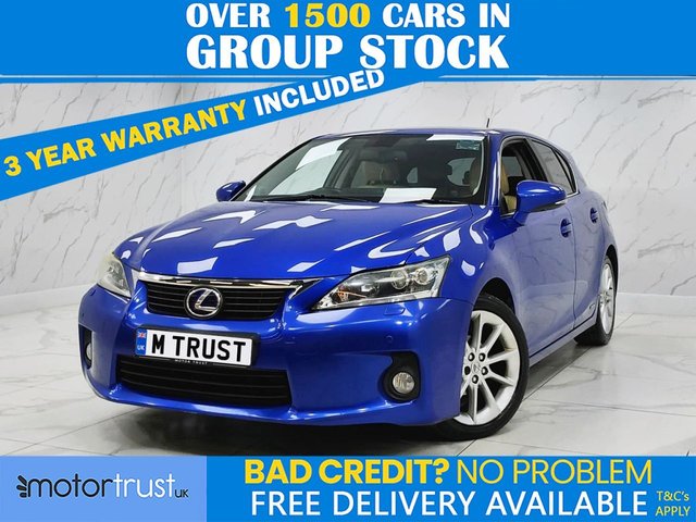 2013 LEXUS CT 1.8 200H PREMIER HATCHBACK 5DR PETROL HYBRID CVT EURO 5 S S... photo