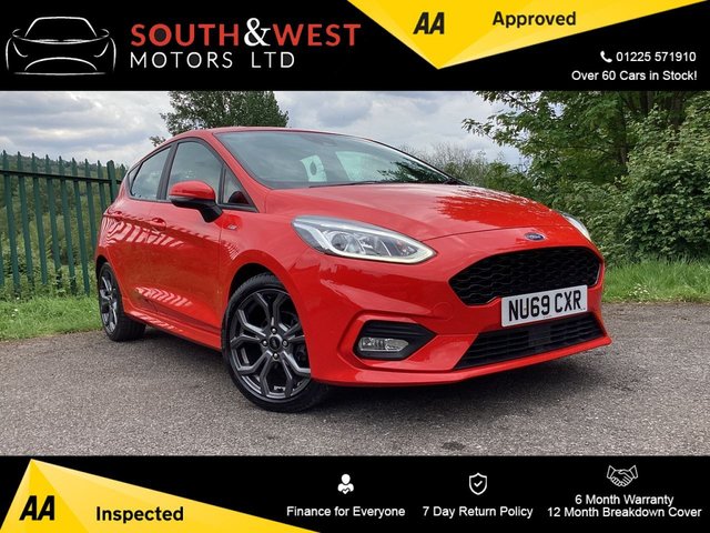 View our Ford Fiesta 1.0T EcoBoost GPF ST-Line Hatchback 5dr Petrol Manual Euro 6 (s/s) (100 ps)