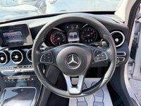 USED 2017 67 MERCEDES-BENZ C-CLASS Silver 2.0 C200 Sport (Premium) saloon, 77,170 miles, Euro 6, Automatic, 17in alloys, Bluetooth, DAB, Sat nav, Leather, Heated seats and much more! This 2017 Mercedes Benz C Class C200 Sport Premium boasts an MOT valid until January 2027, and Serviced at 3K, 11K, 19K, 34K, 48K, 61K offering you peace of mind for the road ahead. This Euro 6 compliant vehicle is powered by a 2.0L petrol engine and features a Sport trim, providing a refined driving experience. Inside, you'll find comfort with heated front seats and convenience with a reversing camera and Active Parking Assist, complete with front and rear sensors. Stay comfortable in all condi