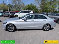 USED 2017 67 MERCEDES-BENZ C-CLASS Silver 2.0 C200 Sport (Premium) saloon, 77,170 miles, Euro 6, Automatic, 17in alloys, Bluetooth, DAB, Sat nav, Leather, Heated seats and much more! This 2017 Mercedes Benz C Class C200 Sport Premium boasts an MOT valid until January 2027, and Serviced at 3K, 11K, 19K, 34K, 48K, 61K offering you peace of mind for the road ahead. This Euro 6 compliant vehicle is powered by a 2.0L petrol engine and features a Sport trim, providing a refined driving experience. Inside, you'll find comfort with heated front seats and convenience with a reversing camera and Active Parking Assist, complete with front and rear sensors. Stay comfortable in all condi