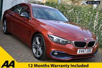 USED 2017 67 BMW 4 SERIES 420d SPORT X-DRIVE COUPE 8-SPEED AUTO 187 BHP (EURO 6) 19" Alloys / Business Media / Xenon