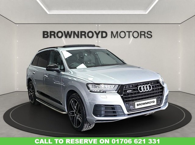 View our Audi Q7 3.0 TDI V6 S line SUV 5dr Diesel Tiptronic quattro Euro 6 (s/s) (272 ps)