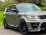 USED 2017 17 LAND ROVER RANGE ROVER SPORT 3.0 SD V6 AUTOBIOGRAPHY DYNAMIC LUMMA KIT OPEN PAN ROOF TWO-TONE HEAT & COOL SEATS SAT NAV REAR CAM STEPS 306 BHP HEAT & COOL SEAT~BLACK PK~MERIDIAN