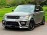 USED 2017 17 LAND ROVER RANGE ROVER SPORT 3.0 SD V6 AUTOBIOGRAPHY DYNAMIC LUMMA KIT OPEN PAN ROOF TWO-TONE HEAT & COOL SEATS SAT NAV REAR CAM STEPS 306 BHP HEAT & COOL SEAT~BLACK PK~MERIDIAN