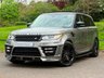 USED 2017 17 LAND ROVER RANGE ROVER SPORT 3.0 SD V6 AUTOBIOGRAPHY DYNAMIC LUMMA KIT OPEN PAN ROOF TWO-TONE HEAT & COOL SEATS SAT NAV REAR CAM STEPS 306 BHP HEAT & COOL SEAT~BLACK PK~MERIDIAN