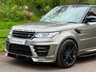 USED 2017 17 LAND ROVER RANGE ROVER SPORT 3.0 SD V6 AUTOBIOGRAPHY DYNAMIC LUMMA KIT OPEN PAN ROOF TWO-TONE HEAT & COOL SEATS SAT NAV REAR CAM STEPS 306 BHP HEAT & COOL SEAT~BLACK PK~MERIDIAN