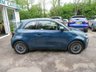 USED 2021 71 FIAT 500E 42kWh Icon Hatchback 3dr Electric Automatic (118 ps) *&pound;1,450 of factory fitted optional extras including; Magic Eye Pack (which includes; LED Headlamps, Auto High/Low Beam & Electrochromic Rearview Mirror) and Ocean Green Paintwork*