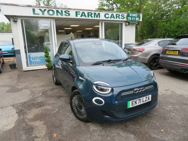 2021 500e 2021 42kwh icon hatchback 3dr electric automatic (118 ps) was £11,995 finance from £233.89 p/m* view vehicle apply for... photo
