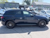 USED 2019 19 MERCEDES-BENZ GLC Blue 2.0 GLC250 AMG Night Edition SUV, 68,900 miles, Euro 6, Automatic 4MATIC, Pano roof, Sat nav, Rear Camera, Heated leather, 19in Alloys, DAB. This 2019 Mercedes Benz GLC250 AMG Night Edition (Premium Plus) is a Euro 6 compliant, four wheel drive petrol SUV offering a refined driving experience.  With its 2.0 litre engine, this model boasts a towing weight of 2400 kg, making it a capable companion for various needs.  Inside, you will find a host of premium features designed for comfort and convenience, including a Burmester Surround Sound System for immersive audio, Thermatic automatic climate control to maintain the perfect cabin temp