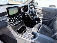 USED 2019 19 MERCEDES-BENZ GLC Blue 2.0 GLC250 AMG Night Edition SUV, 68,900 miles, Euro 6, Automatic 4MATIC, Pano roof, Sat nav, Rear Camera, Heated leather, 19in Alloys, DAB. This 2019 Mercedes Benz GLC250 AMG Night Edition (Premium Plus) is a Euro 6 compliant, four wheel drive petrol SUV offering a refined driving experience.  With its 2.0 litre engine, this model boasts a towing weight of 2400 kg, making it a capable companion for various needs.  Inside, you will find a host of premium features designed for comfort and convenience, including a Burmester Surround Sound System for immersive audio, Thermatic automatic climate control to maintain the perfect cabin temp