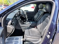 USED 2019 19 MERCEDES-BENZ GLC Blue 2.0 GLC250 AMG Night Edition SUV, 68,900 miles, Euro 6, Automatic 4MATIC, Pano roof, Sat nav, Rear Camera, Heated leather, 19in Alloys, DAB. This 2019 Mercedes Benz GLC250 AMG Night Edition (Premium Plus) is a Euro 6 compliant, four wheel drive petrol SUV offering a refined driving experience.  With its 2.0 litre engine, this model boasts a towing weight of 2400 kg, making it a capable companion for various needs.  Inside, you will find a host of premium features designed for comfort and convenience, including a Burmester Surround Sound System for immersive audio, Thermatic automatic climate control to maintain the perfect cabin temp