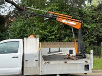 USED 2013 62 TOYOTA HI-LUX 2.5 D-4D HL2 144BHP SINGLE CAB 4X4 DROPSIDE WITH CRAIN/HOIST HIAB/CRAIN+1 OWNER+A/C+