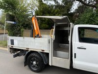 USED 2013 62 TOYOTA HI-LUX 2.5 D-4D HL2 144BHP SINGLE CAB 4X4 DROPSIDE WITH CRAIN/HOIST HIAB/CRAIN+1 OWNER+A/C+