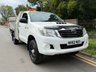 USED 2013 62 TOYOTA HI-LUX 2.5 D-4D HL2 144BHP SINGLE CAB 4X4 DROPSIDE WITH CRAIN/HOIST HIAB/CRAIN+1 OWNER+A/C+