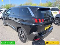 USED 2019 19 PEUGEOT 5008 Black 1.2 PureTech Allure SUV, 45,700 miles, Euro 6, Automatic, 7 Seats, Sat nav, Reverse camera, Cruise, DAB, 18in Alloys, Mirrorscreen. This 2019 Peugeot 5008 Allure is a remarkably low mileage example for its age, having covered just 45,700 miles. This seven seat SUV is powered by an efficient 1.2 litre petrol engine and meets Euro 6 emissions standards. It comes equipped with the Safety Plus Pack, featuring Blind Spot Assistance, along with front and rear parking sensors and parking assistance. Stay connected and entertained with the Bluetooth telephone facility and Mirror Screen, which supports both Android Auto and Apple Car
