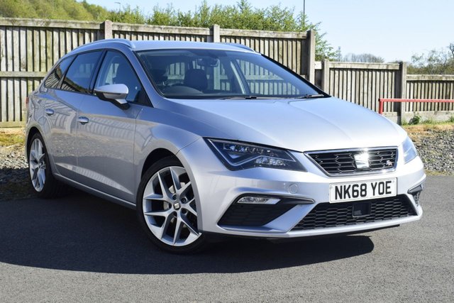 2018 seat leon 1.4 tsi fr technology st 5dr petrol manual euro 6 (s/s) (125 ps) 2018 56,325 miles 1.39 ltr silver... photo