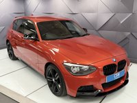 USED 2014 14 BMW 1 SERIES 2.0 120d M Sport Hatchback 5dr Diesel Auto Euro 5 (s/s) (184 ps) Valencia Orange | Black Styling Pack | Privacy Glass | Comfort Pack | Sat Nav