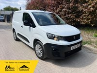 USED 2020 20 PEUGEOT PARTNER 1.5 BlueHDi 1000 Professional Standard Panel Van 5dr Diesel Manual SWB Euro 6 (s/s) (100 bhp) SAVE 20%, A/C, CAMBELT REPLACED, CAR PLAY