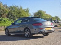 USED 2018 18 MERCEDES-BENZ C CLASS 2.1 C250d AMG Line (Premium) Coupe 2dr Diesel G-Tronic+ 4MATIC Euro 6 (s/s) (204 ps) FSH|LOWOWNERS|6MONTHSWARRANTY